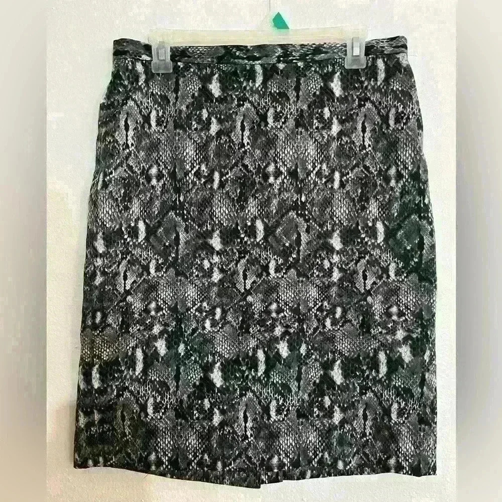 Anne Klein Animal Print Skirt